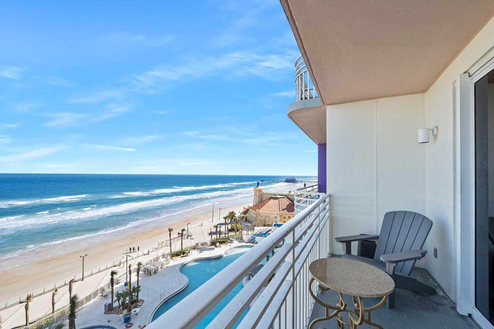 Luxury 8Th Floor 2 Bedroom Condo Direct Oceanfront Wyndham Ocean Walk Resort Daytona Beach | 801 Exterior photo